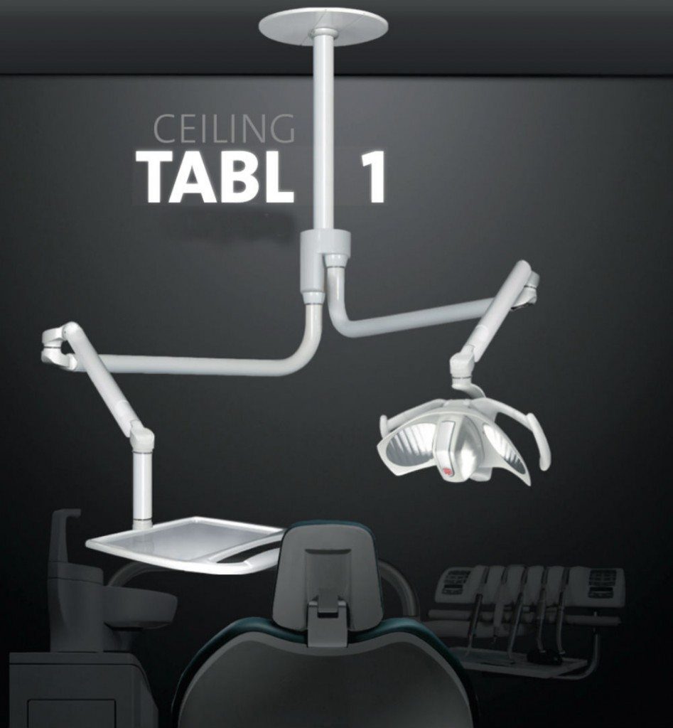 Eclairage scialytique plafond avec tablette Ceiling Tabl - Faro