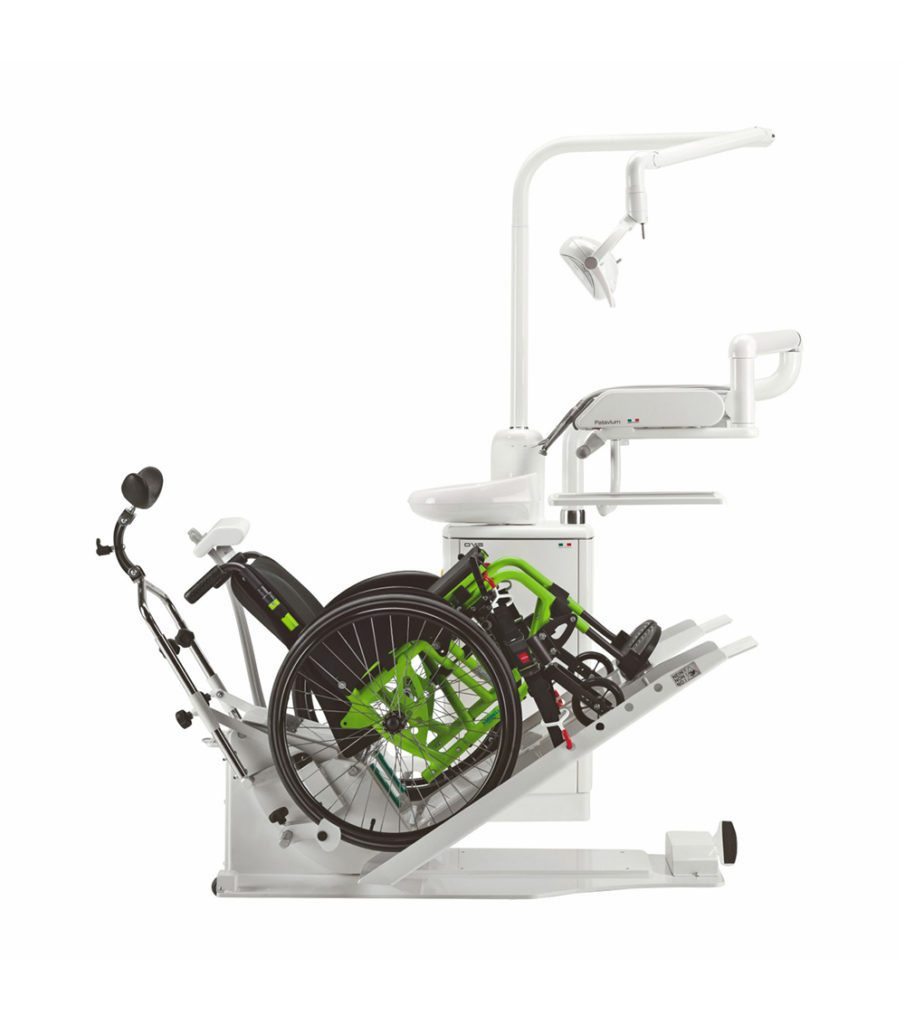 Socle pour fauteuil dentaire destiné aux patients à mobilité réduite Libra - OMS
