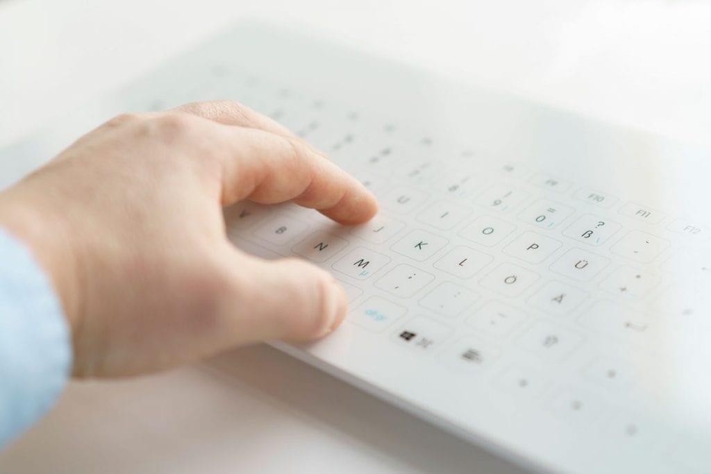 Clavier tactile CK4 - Cleankeys