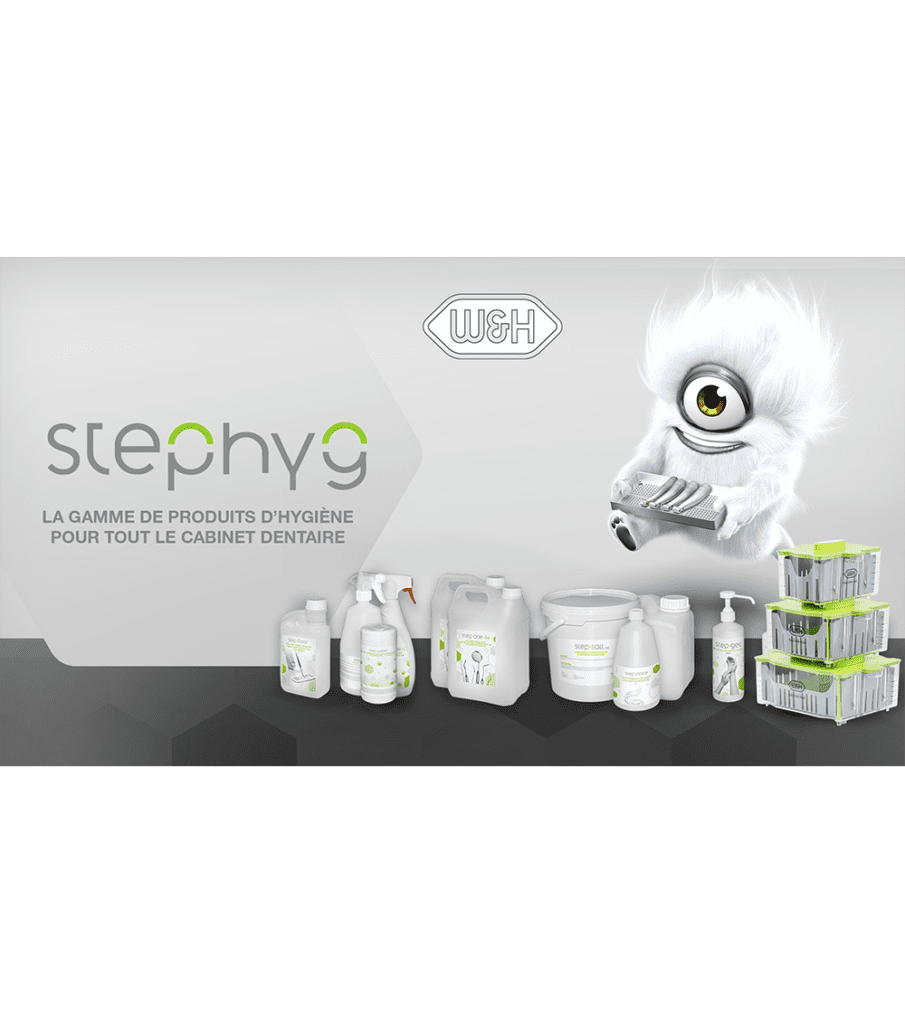 Gamme de produits de pré-désinfection et d&rsquo;hygiène Stephyg - W&H