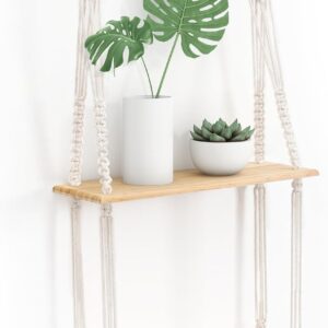 Etagère murale en bois salle d'attente cabinet dentaire